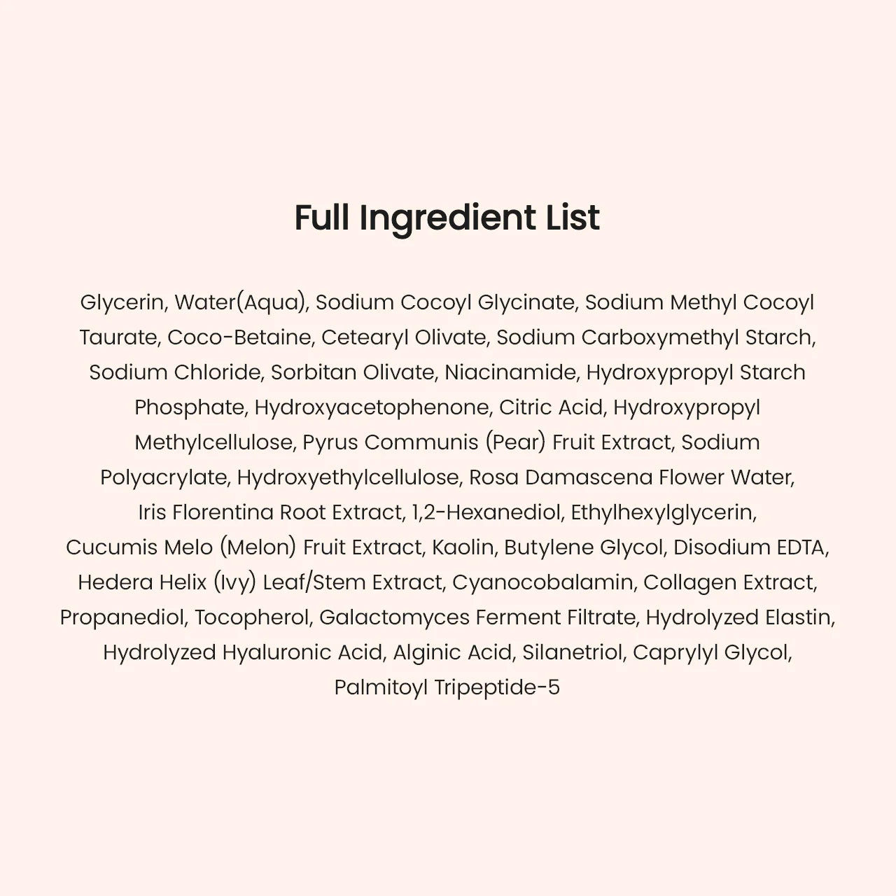 Collagen Mask to Foam Cleanser