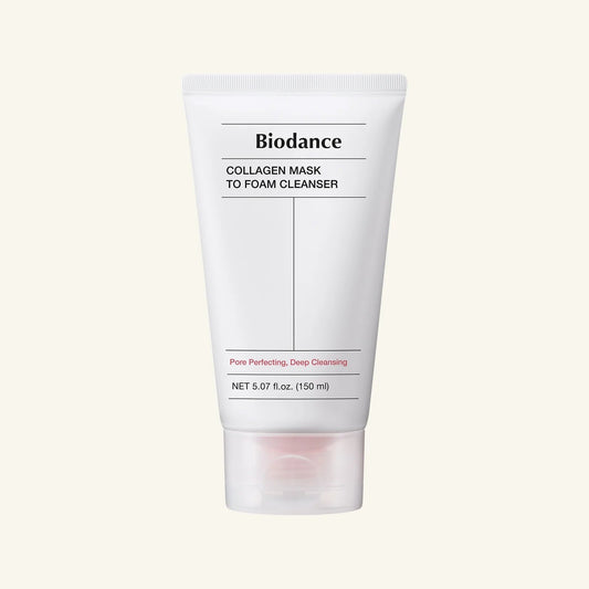 Collagen Mask to Foam Cleanser